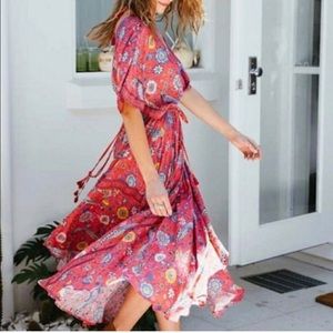 5⭐️ FAV BESTSELLER boho Lovebird half moon dress